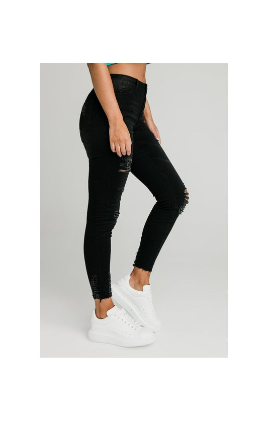 SikSilk Skinny Denims - Black
