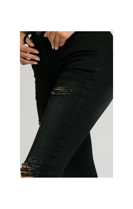 SikSilk Skinny Denims - Black