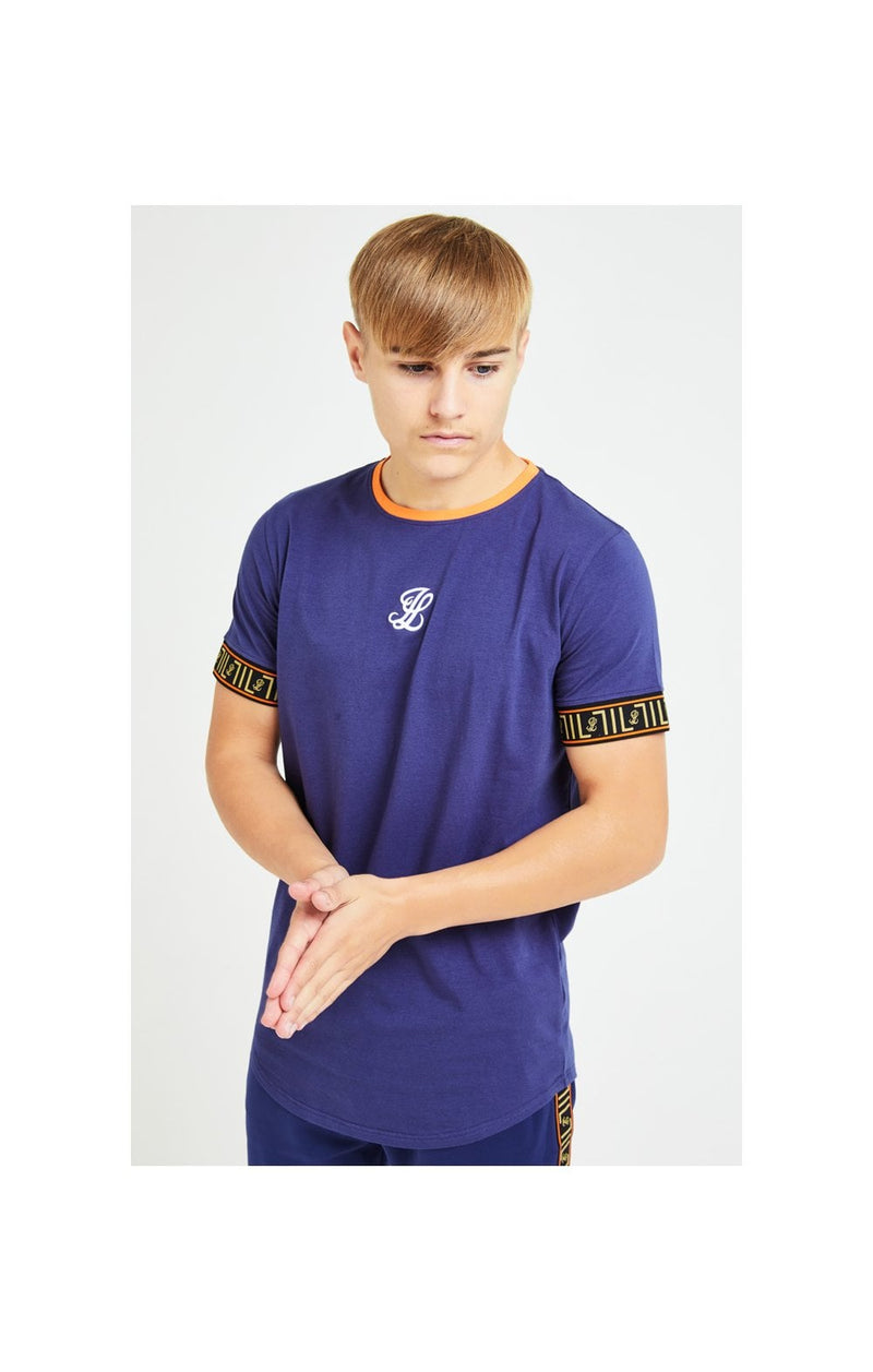 Illusive London Patriot Tech Tee - Blue & Orange (1)