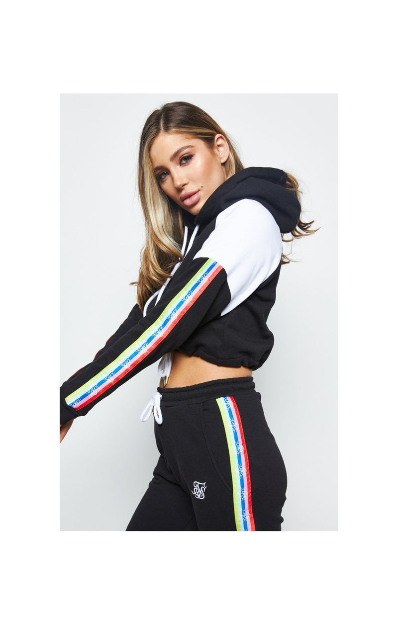 SikSilk Spectrum Fleece Cropped Hood - Black