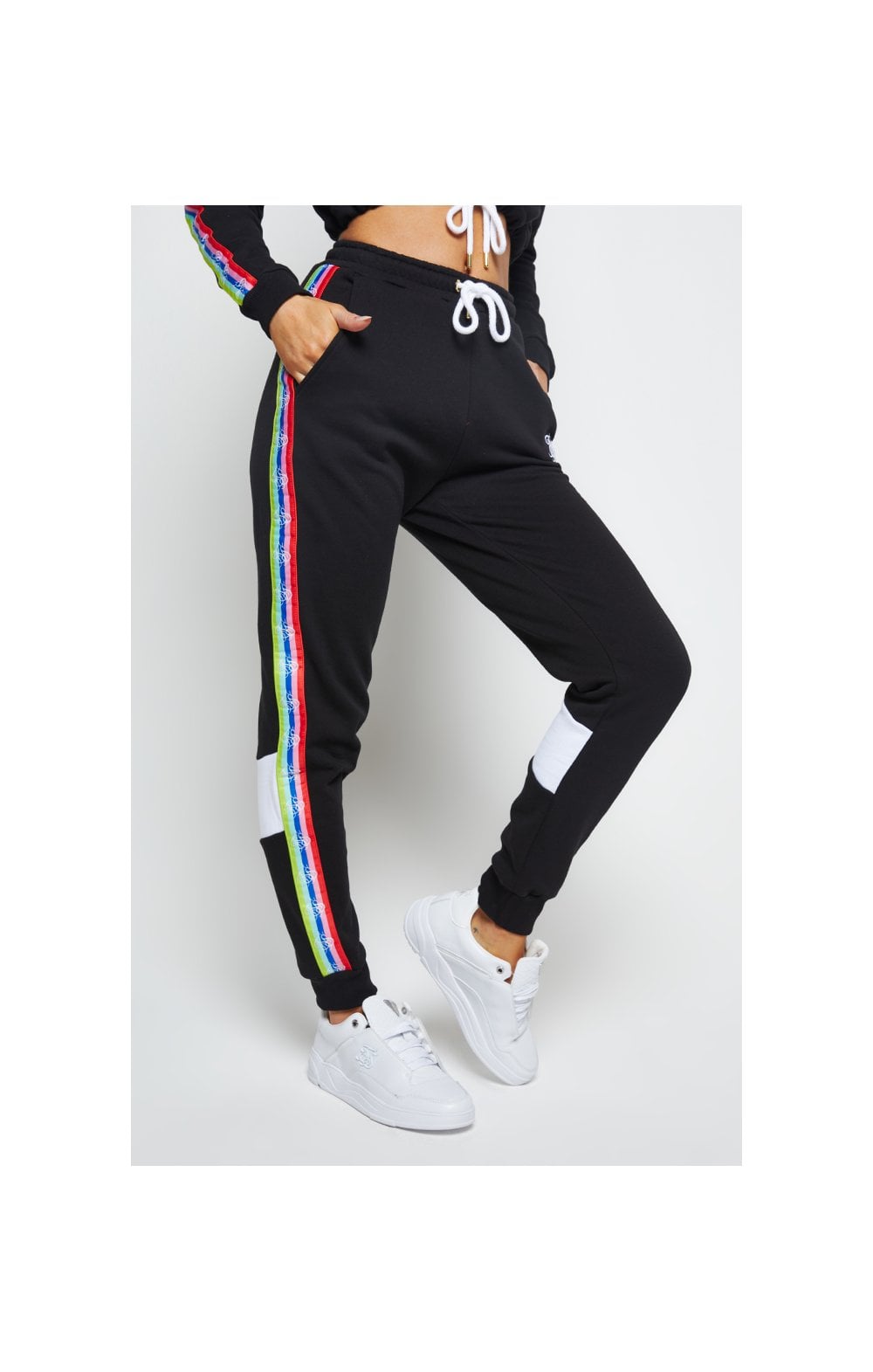 Load image into Gallery viewer, SikSilk Spectrum Fleece Joggers - Black (2)