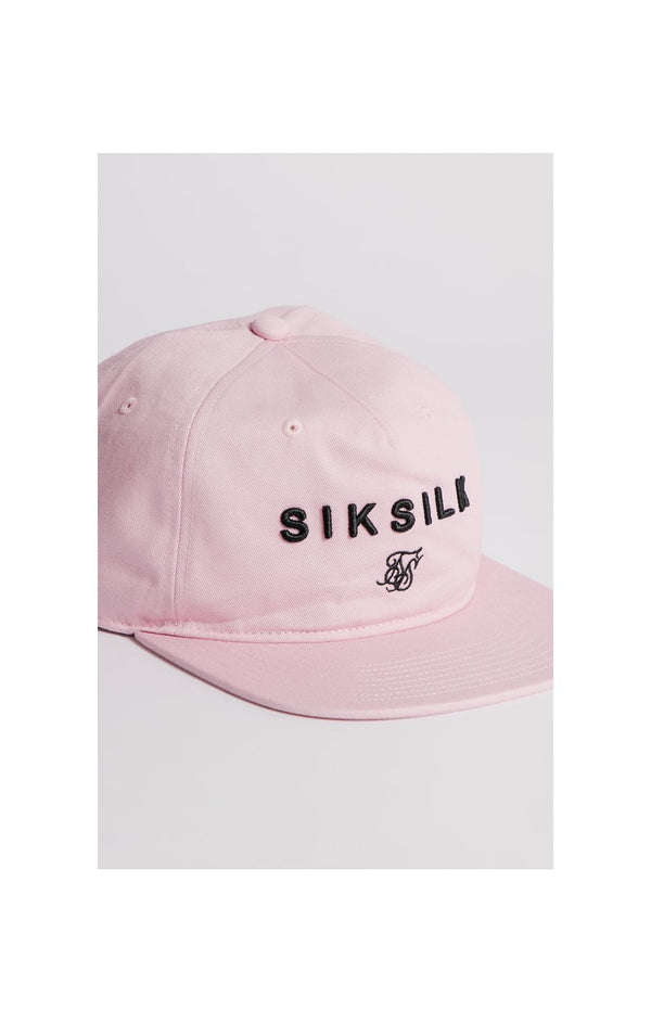 Pink Cotton Snapback Cap