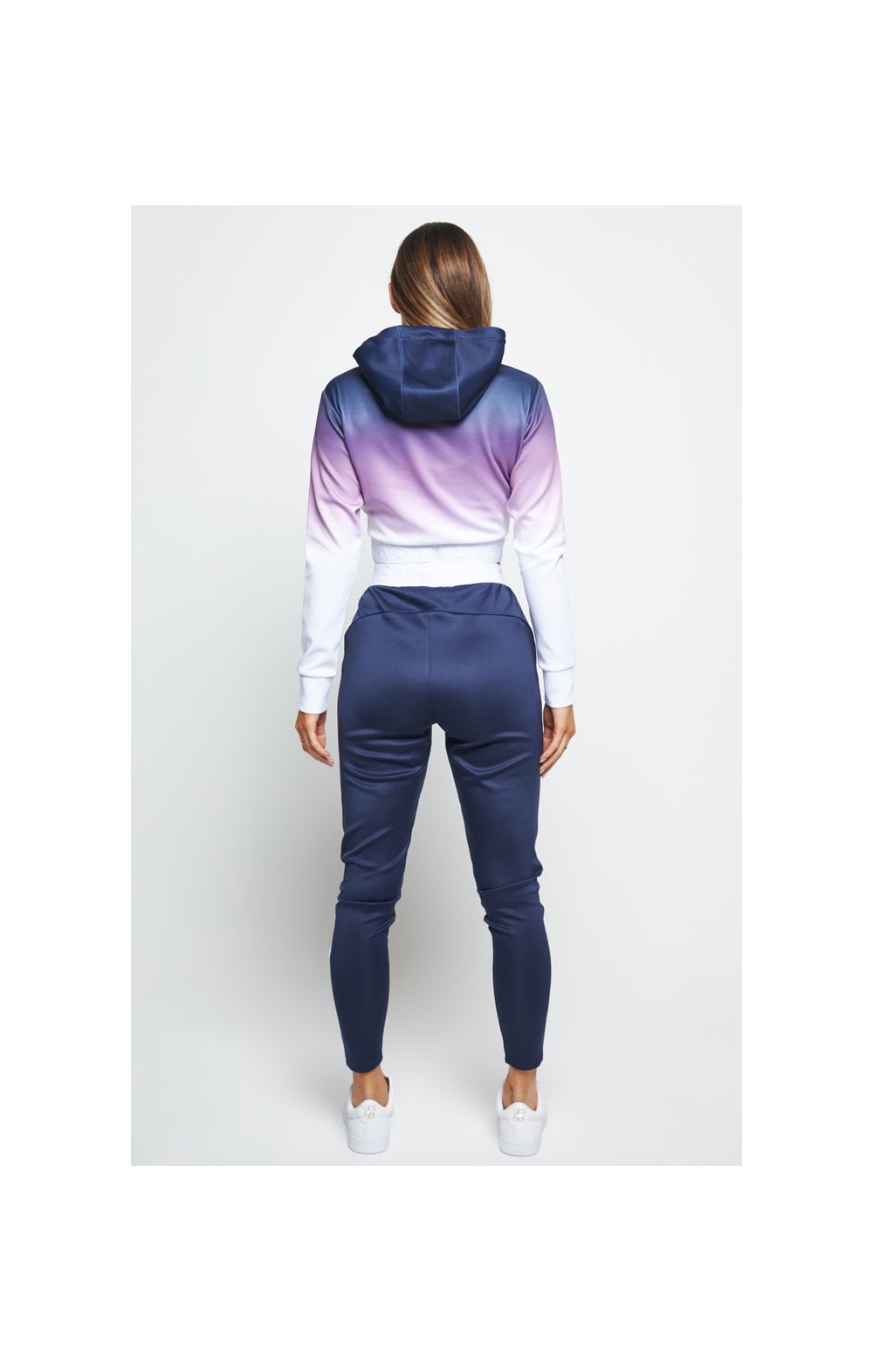 SikSilk Violet Fade Track Pants - Navy (4)