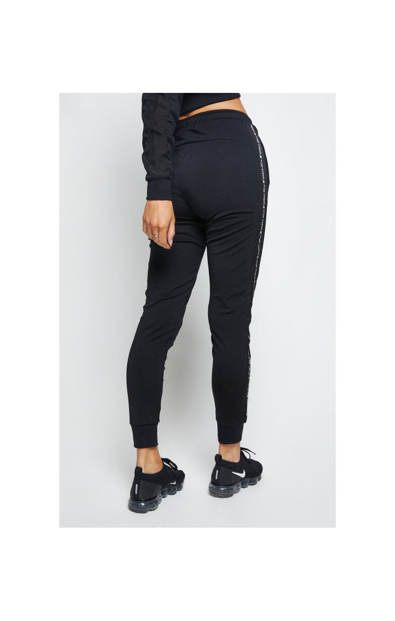 SikSilk Fusion Track Pants - Jet Black (1)
