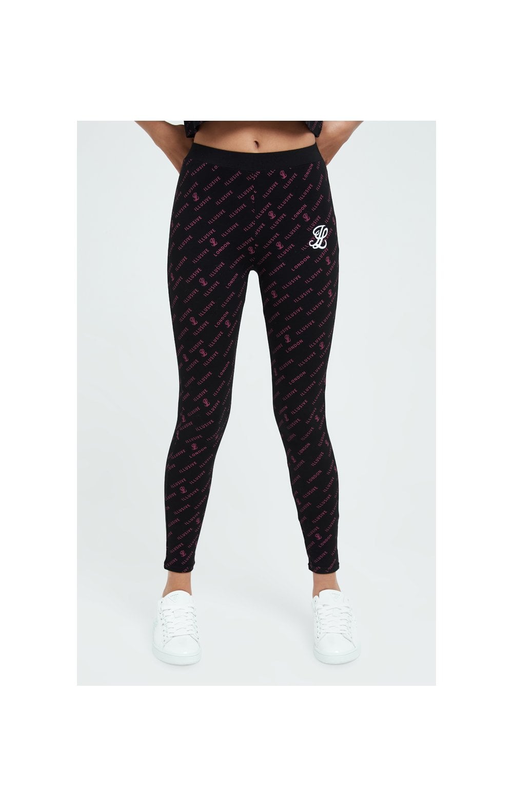 Load image into Gallery viewer, Illusive London Aop Legging - Black
