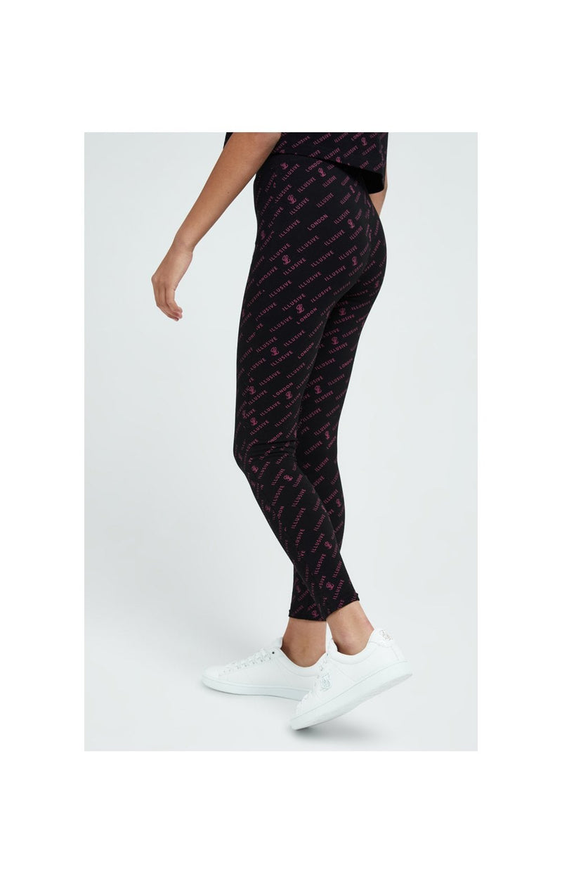 Illusive London Aop Legging - Black (1)