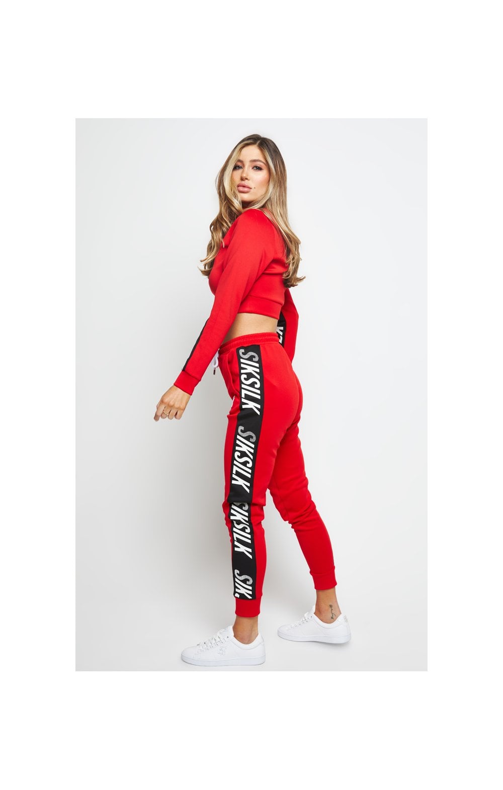 SikSilk Chaser Track Top - Red (6)