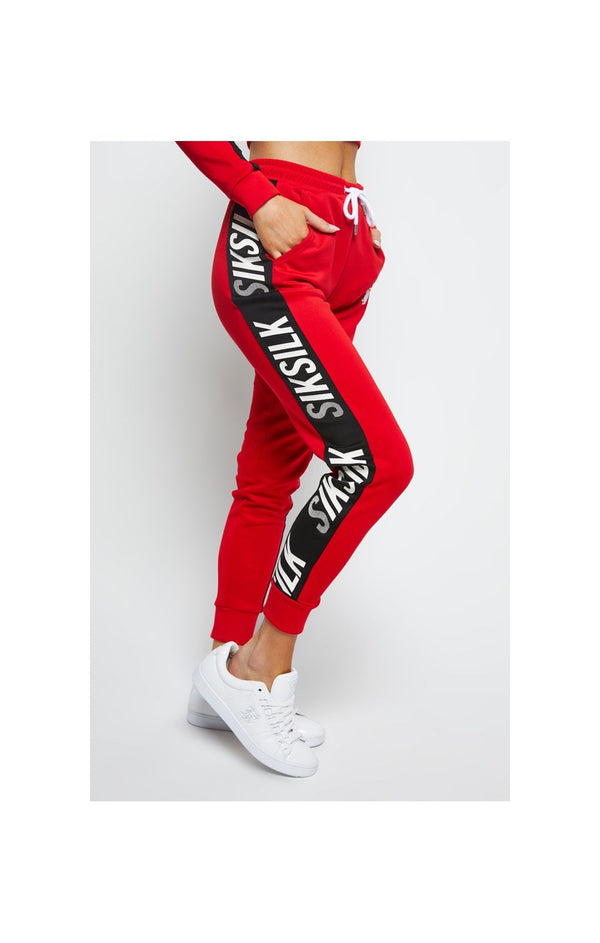 SikSilk Chaser Track Pant - Red