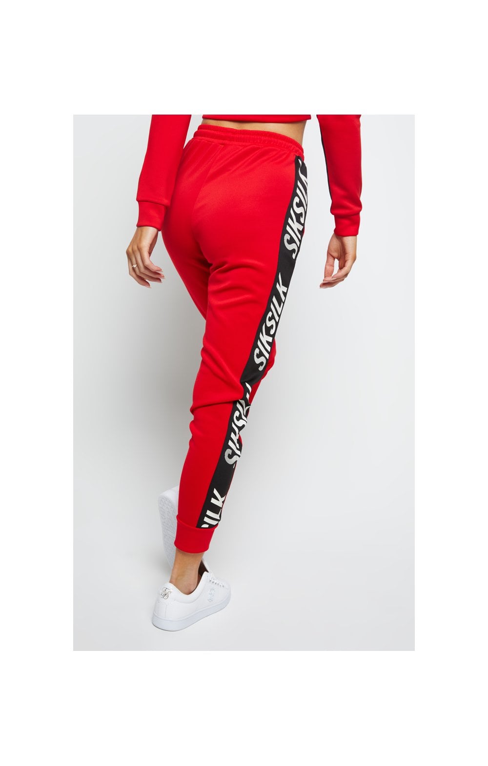 SikSilk Chaser Track Pant - Red (2)