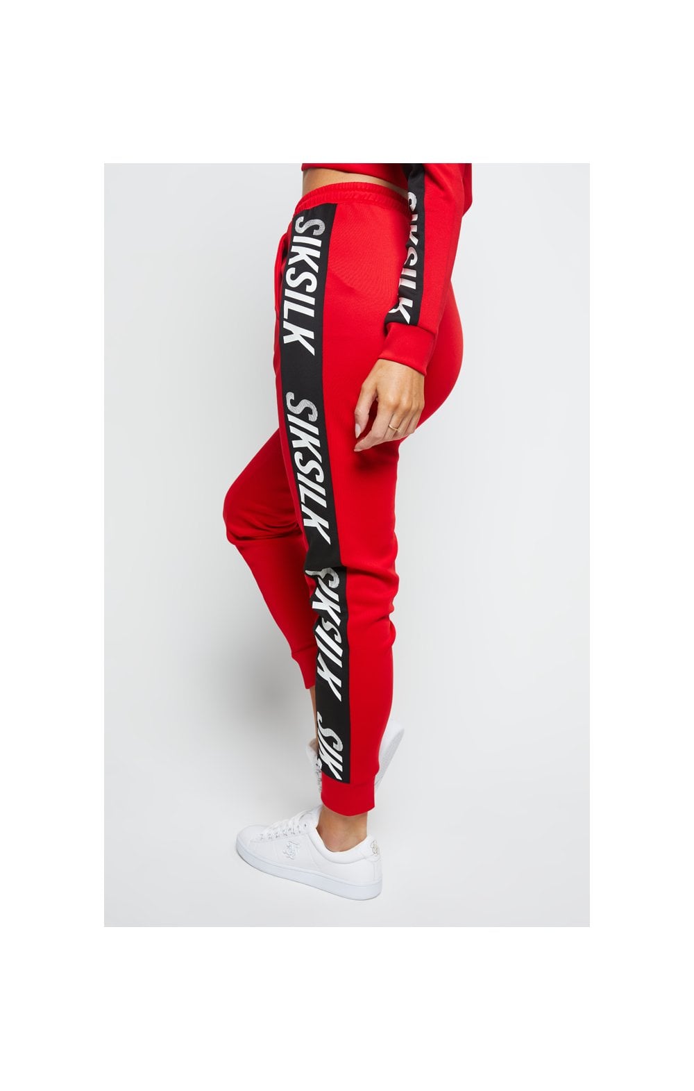 SikSilk Chaser Track Pant - Red (3)