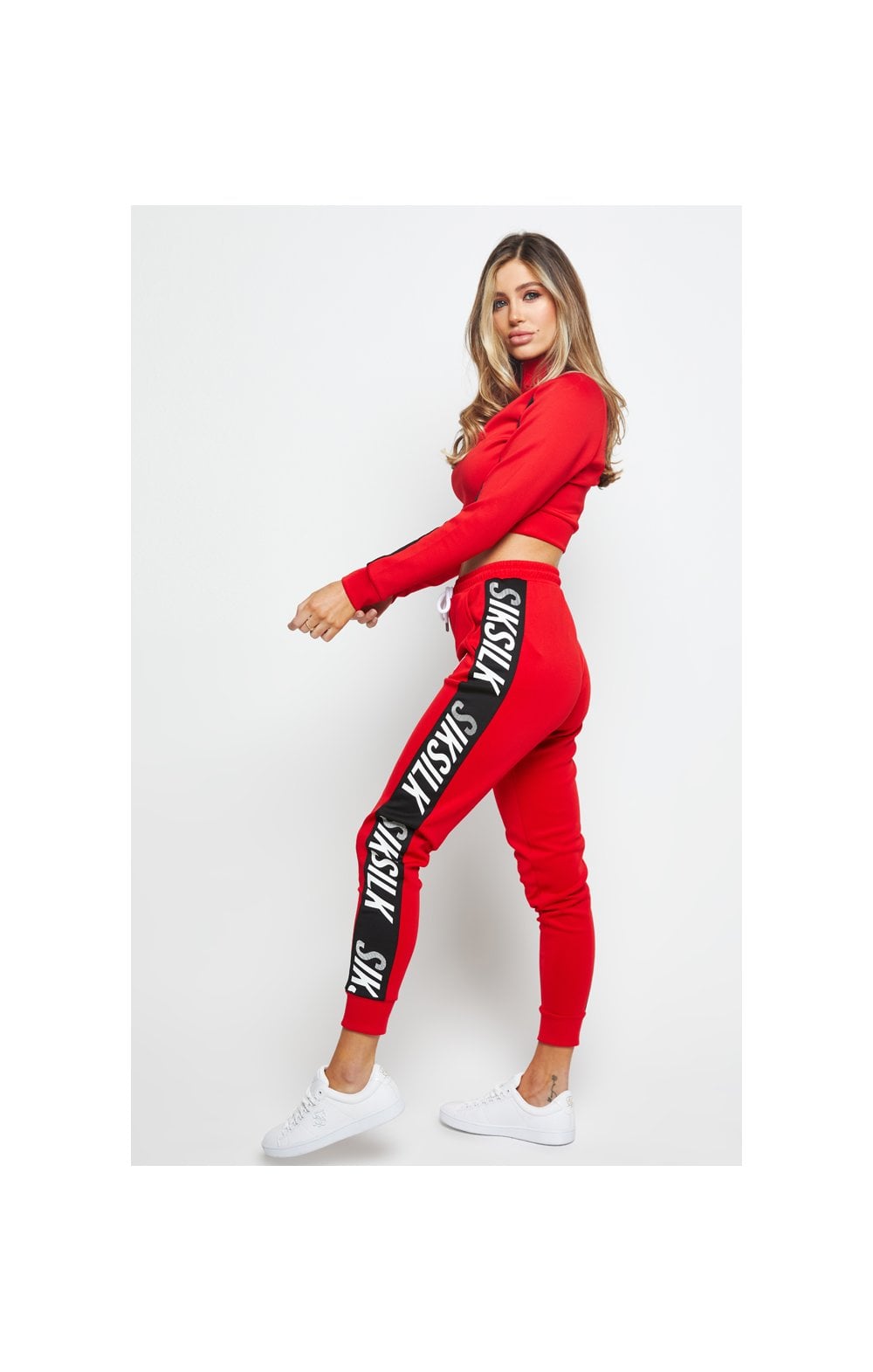 SikSilk Chaser Track Pant - Red (10)