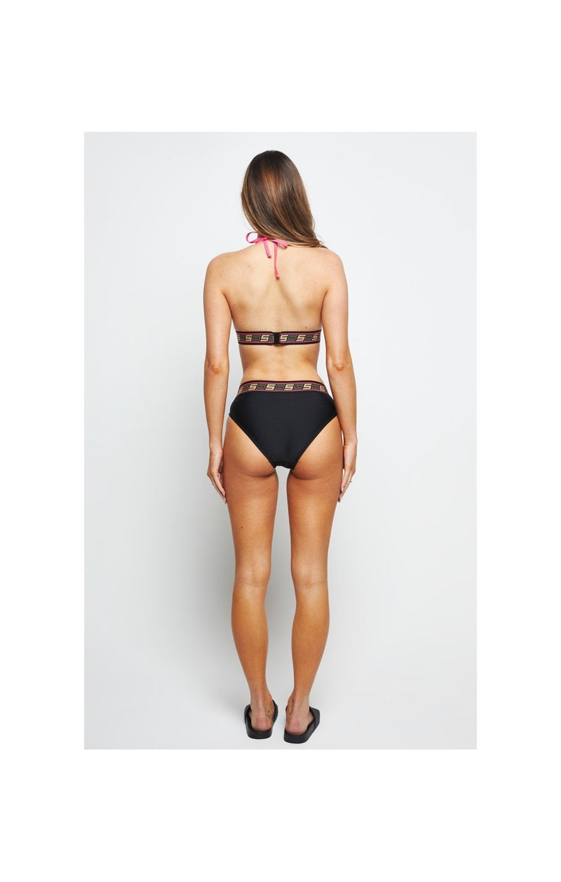 SikSilk Roma Tape Bikini Bottoms - Black (1)