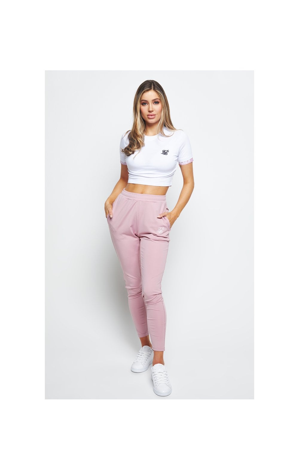Load image into Gallery viewer, SikSilk Zephyr Crop Tee - White (4)