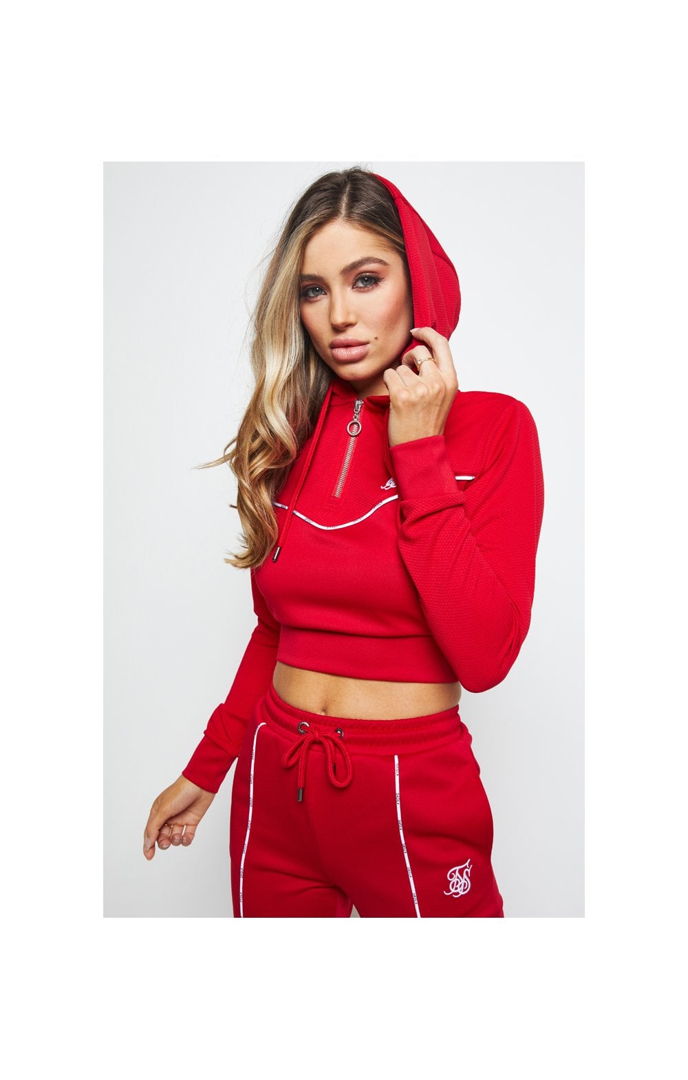 SikSilk Duality Track Top - Red