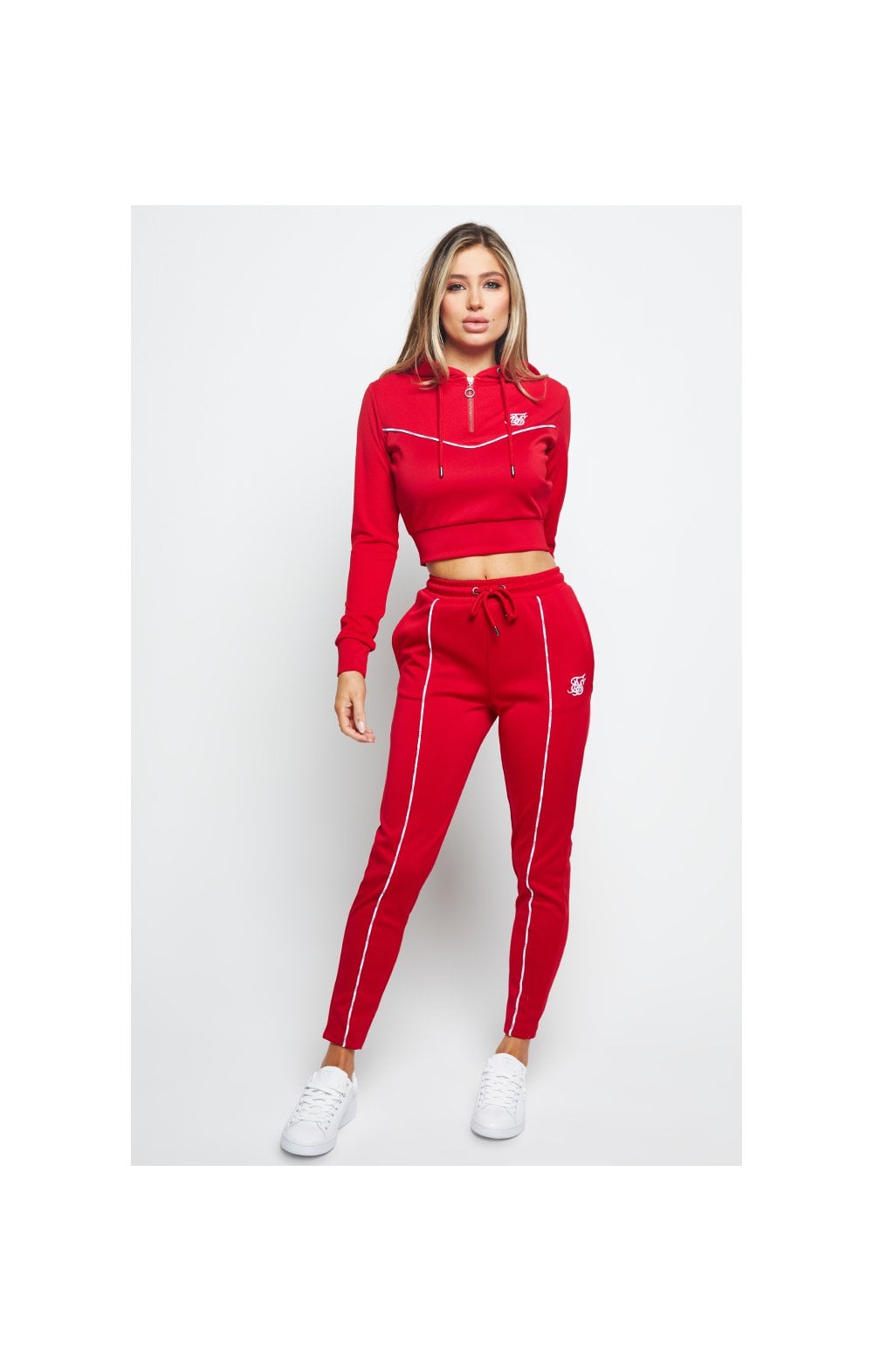 SikSilk Duality Track Top - Red (4)