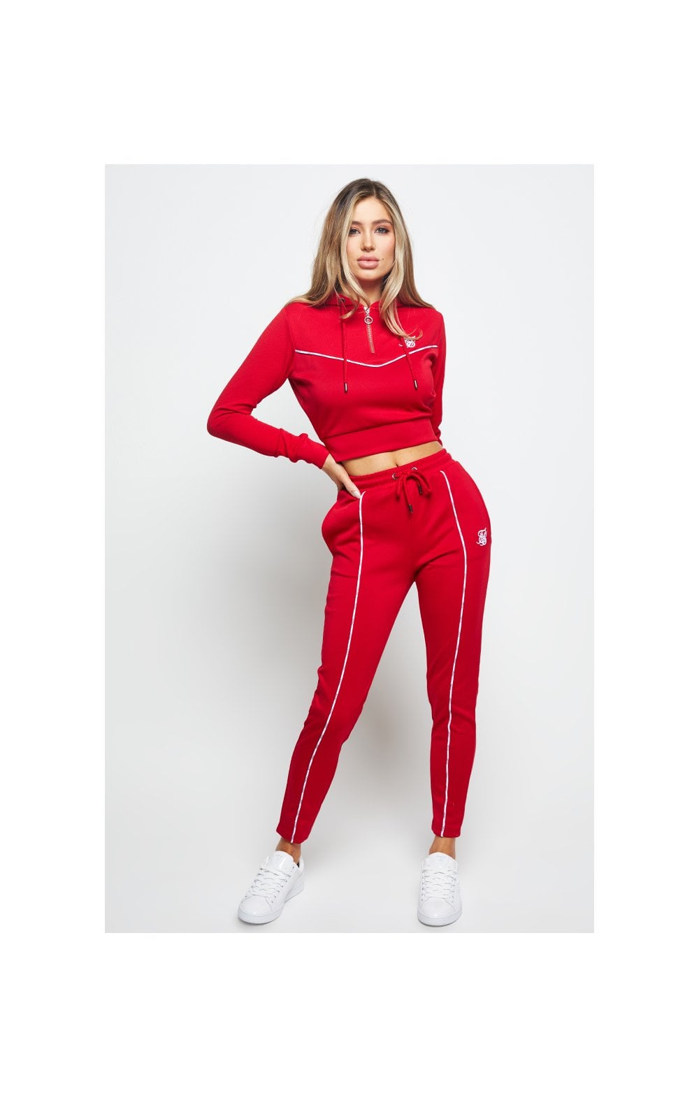 SikSilk Duality Track Top - Red (5)