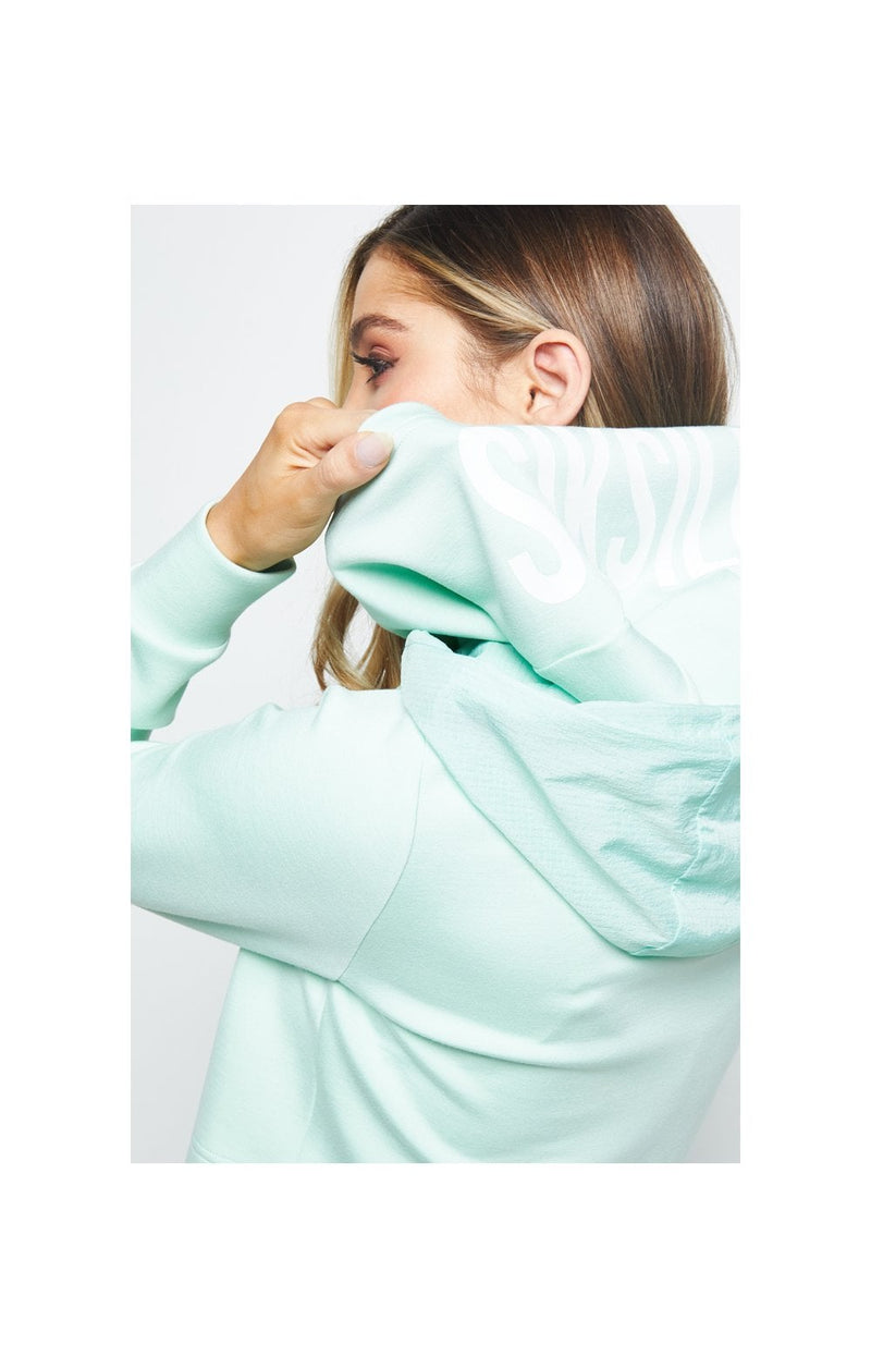 SikSilk Opal Track Top - Mint (1)