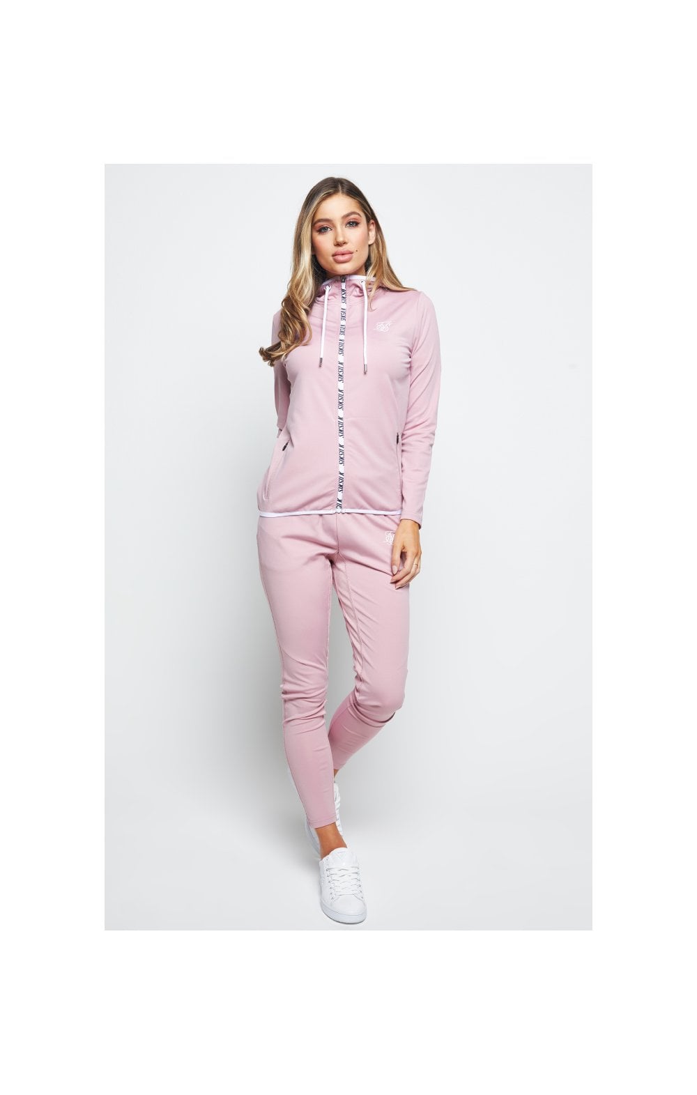 SikSilk Zephyr Track Top - Pink (3)