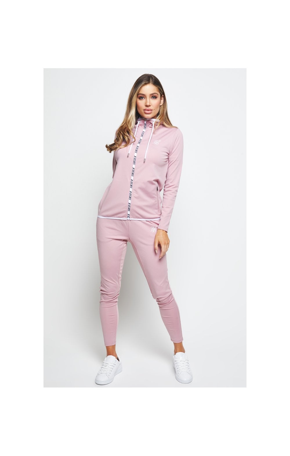 SikSilk Zephyr Track Top - Pink (4)