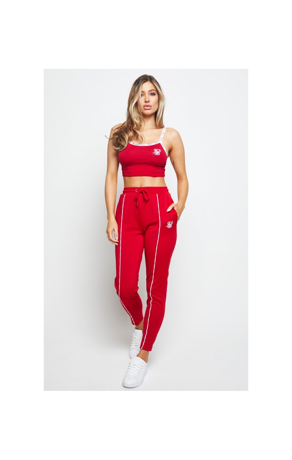Load image into Gallery viewer, SikSilk Duality Bralette - Red (4)