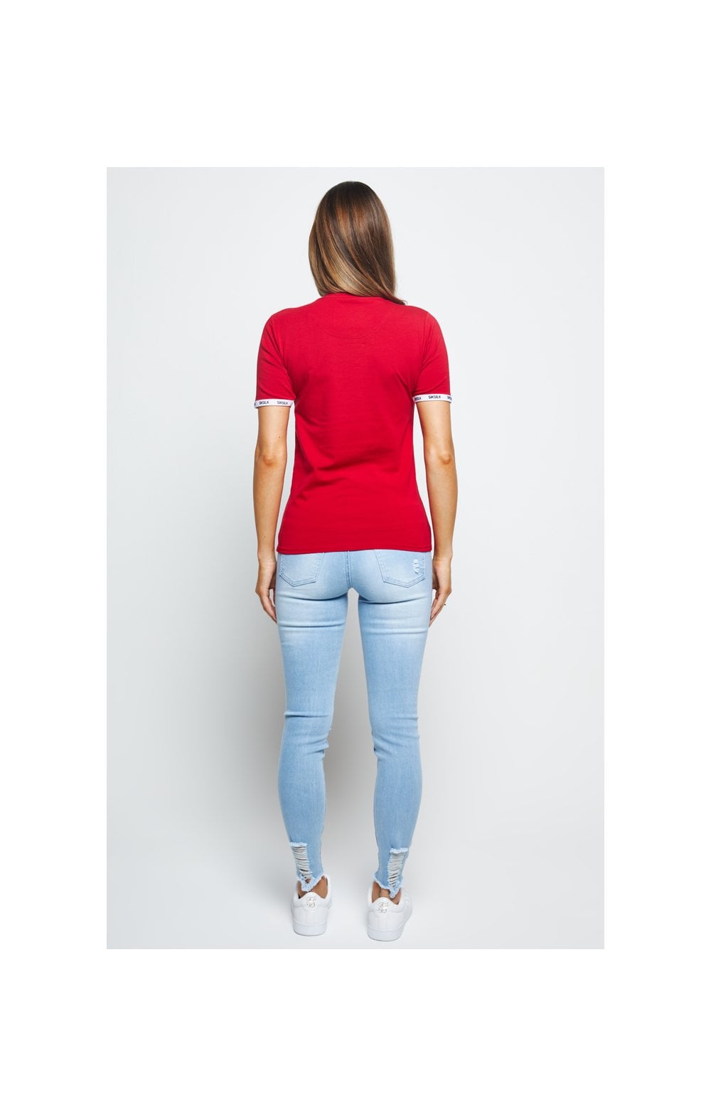 SikSilk Duality Ringer Tee - Red (3)