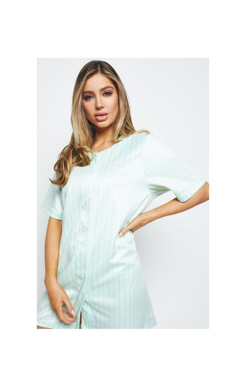 SikSilk Opal Baseball Jersey - Mint (1)