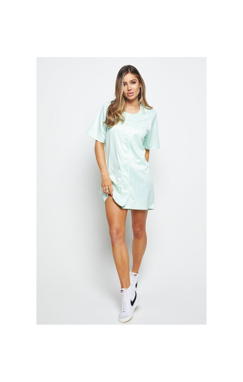 SikSilk Opal Baseball Jersey - Mint