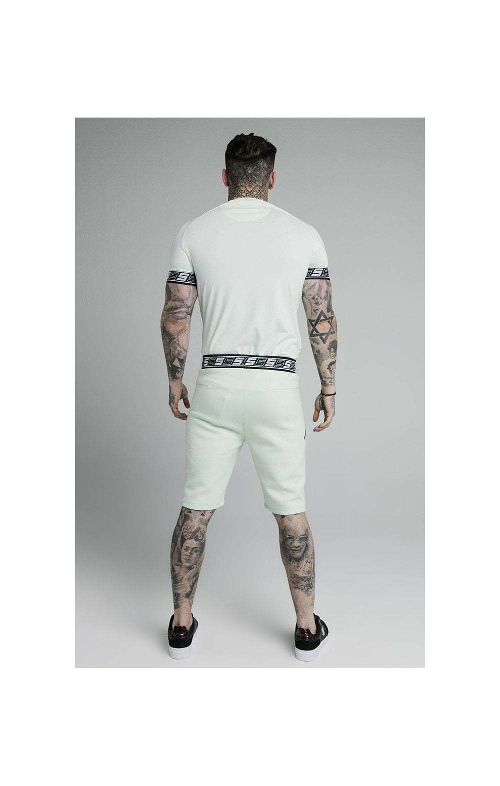 SikSilk S/S Exhibit Tech Tee - Aqua Teal (4)