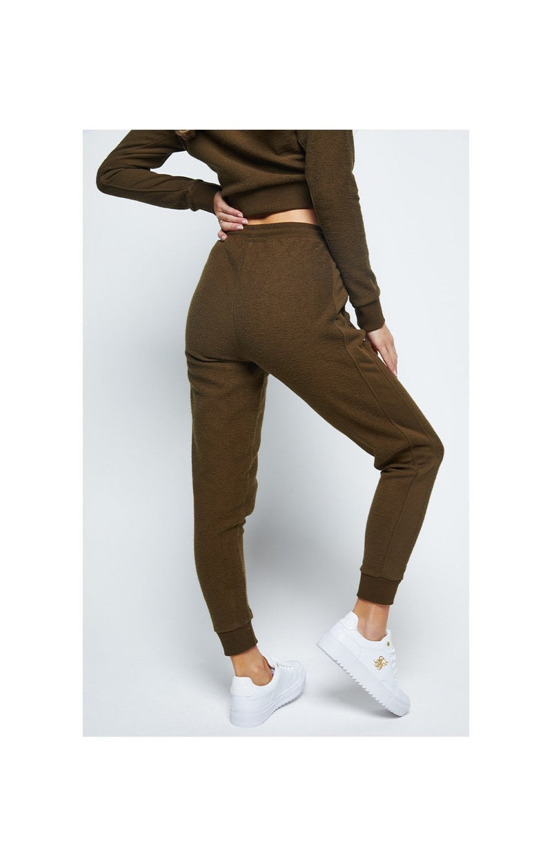SikSilk Reverse Fleece Joggers - Khaki (1)