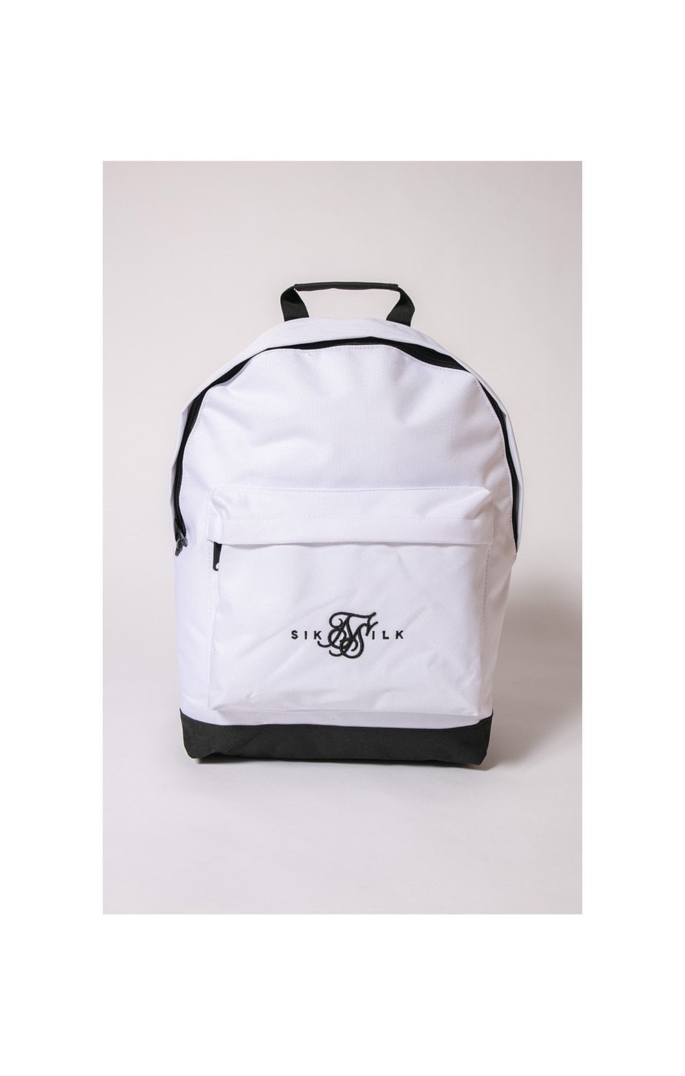 Load image into Gallery viewer, SikSilk Dual Logo Backpack - White &amp; Black
