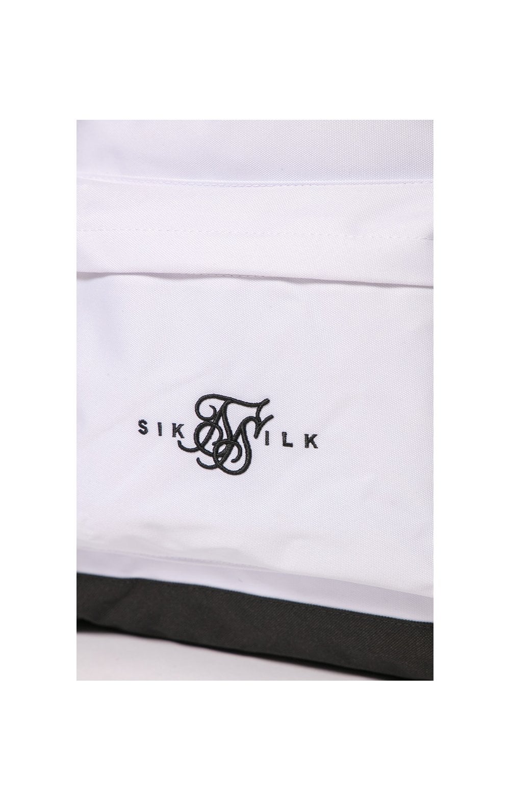 SikSilk Dual Logo Backpack - White & Black (1)