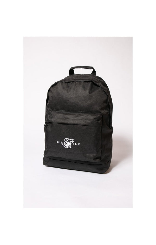 SikSilk Dual Logo Backpack - Black & White
