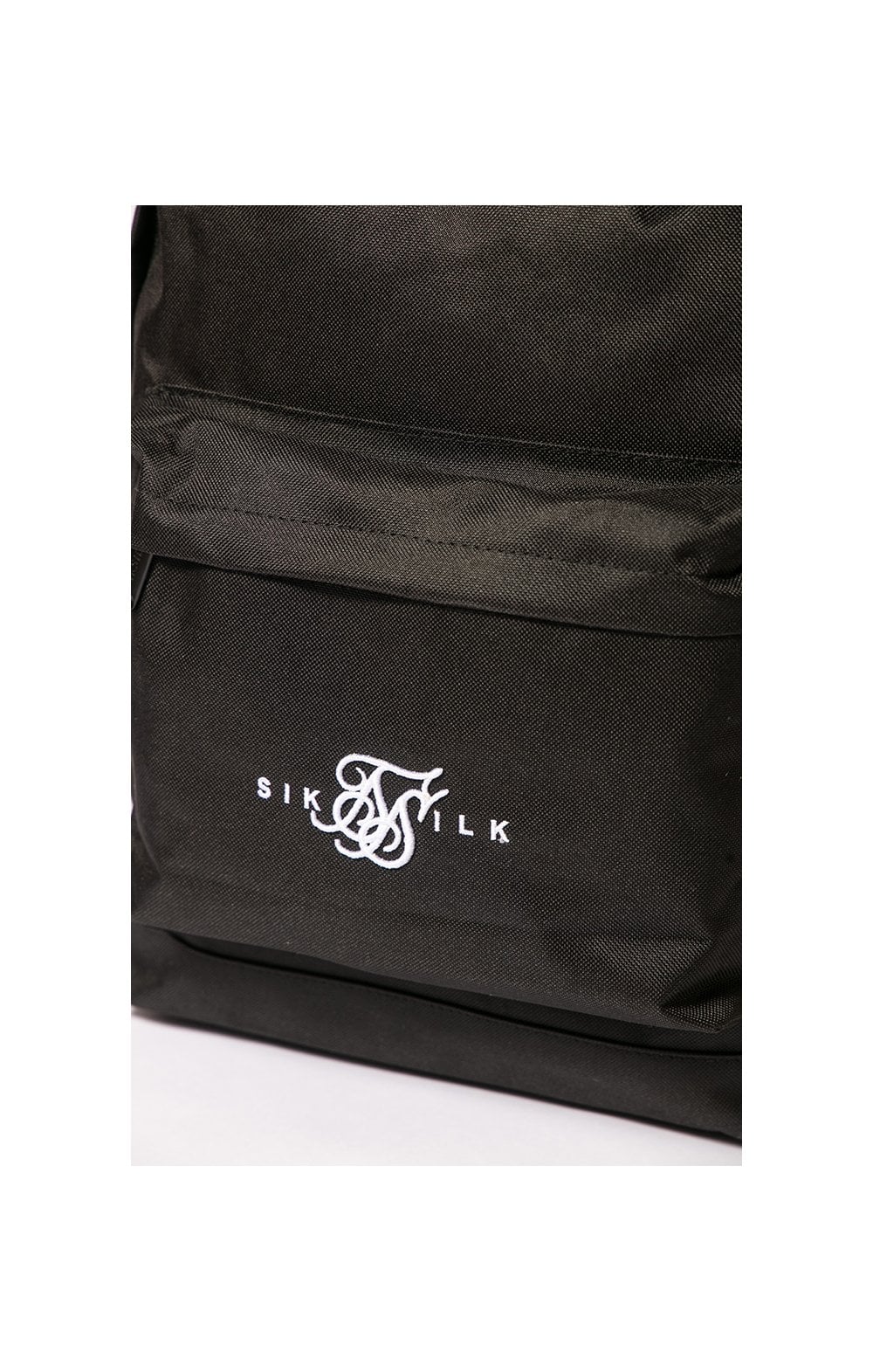 SikSilk Dual Logo Backpack - Black & White (1)