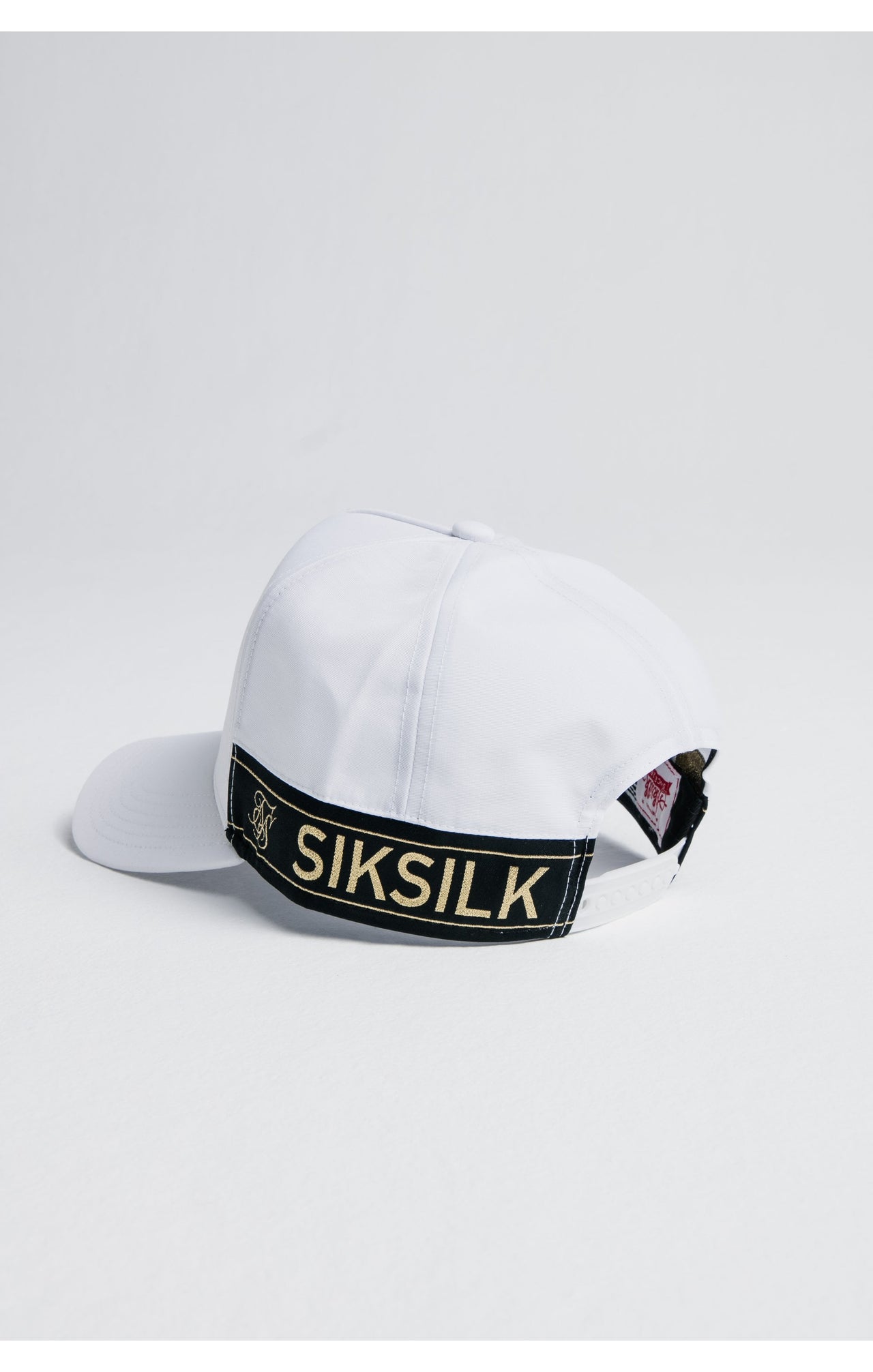 SikSilk Nylon Tape trucker - White & Gold (3)
