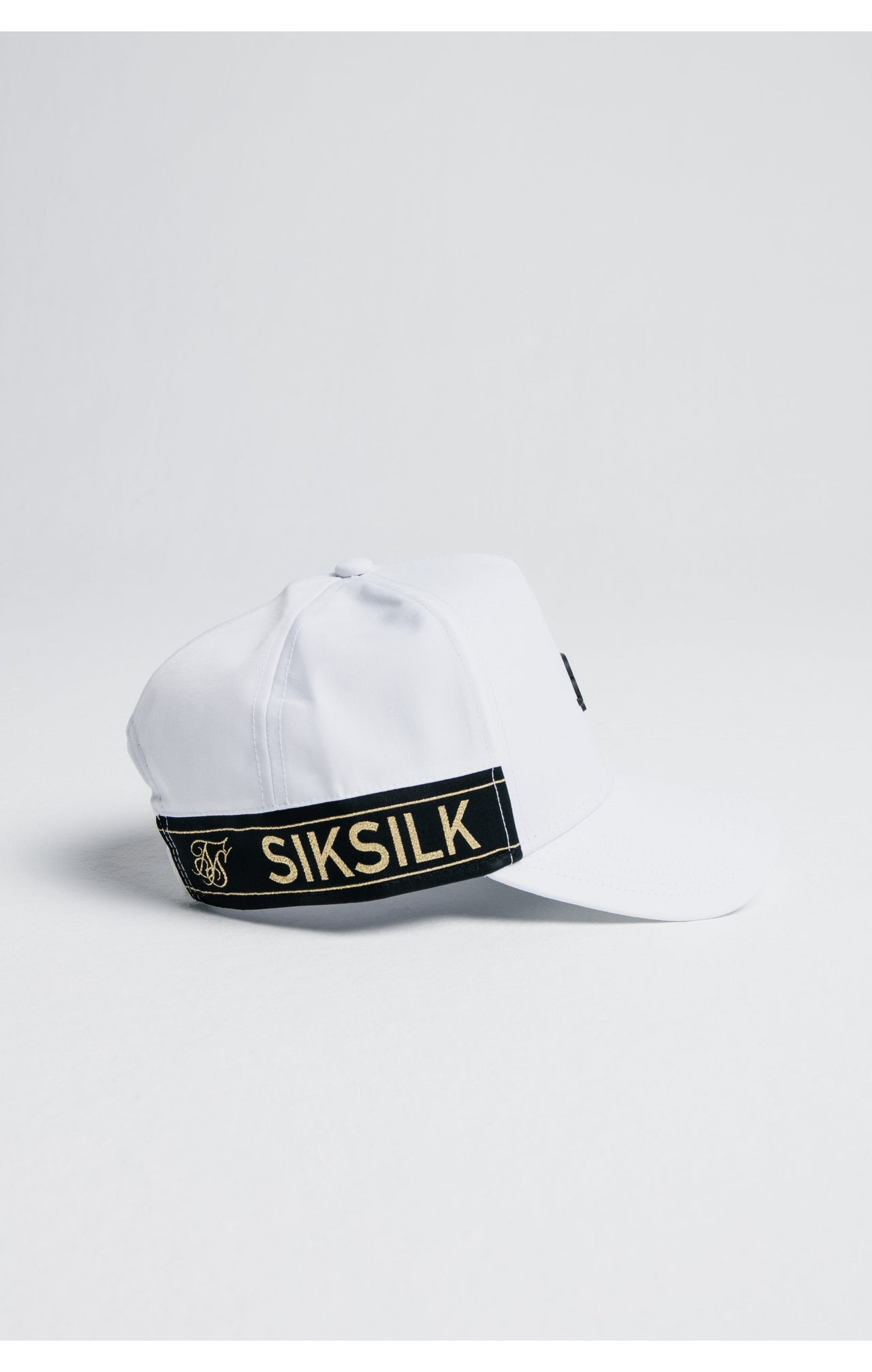 SikSilk Nylon Tape trucker - White & Gold (2)