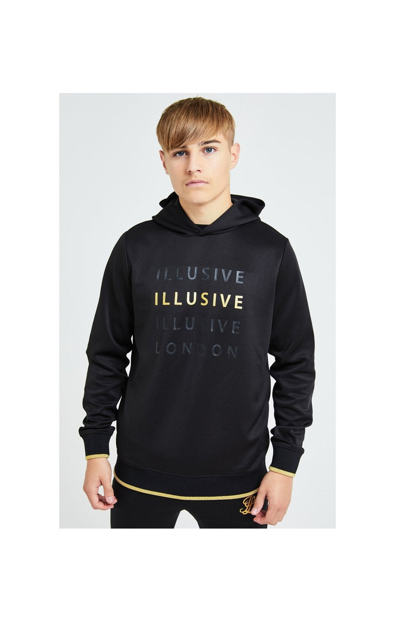 Illusive London Sovereign Overhead Hoodie - Black & Gold