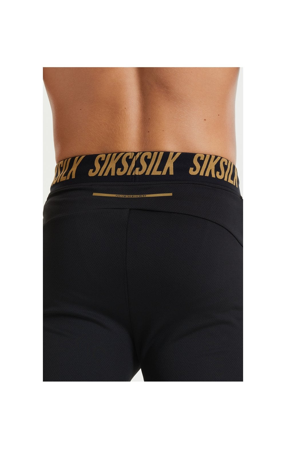 SikSilk Performance Agility Pants - Black & Gold (2)