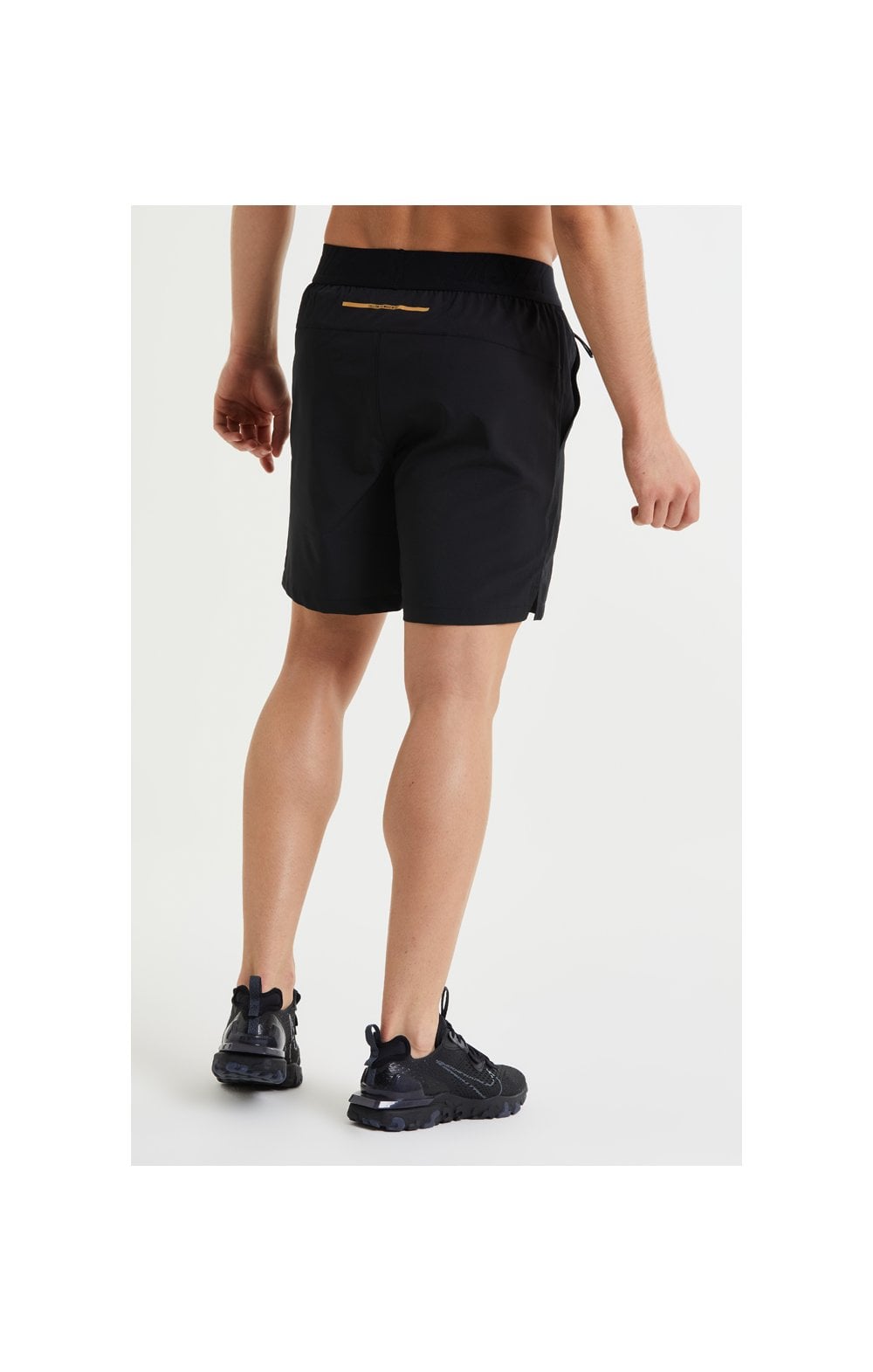 SikSilk Pressure Woven Long Shorts - Black (3)