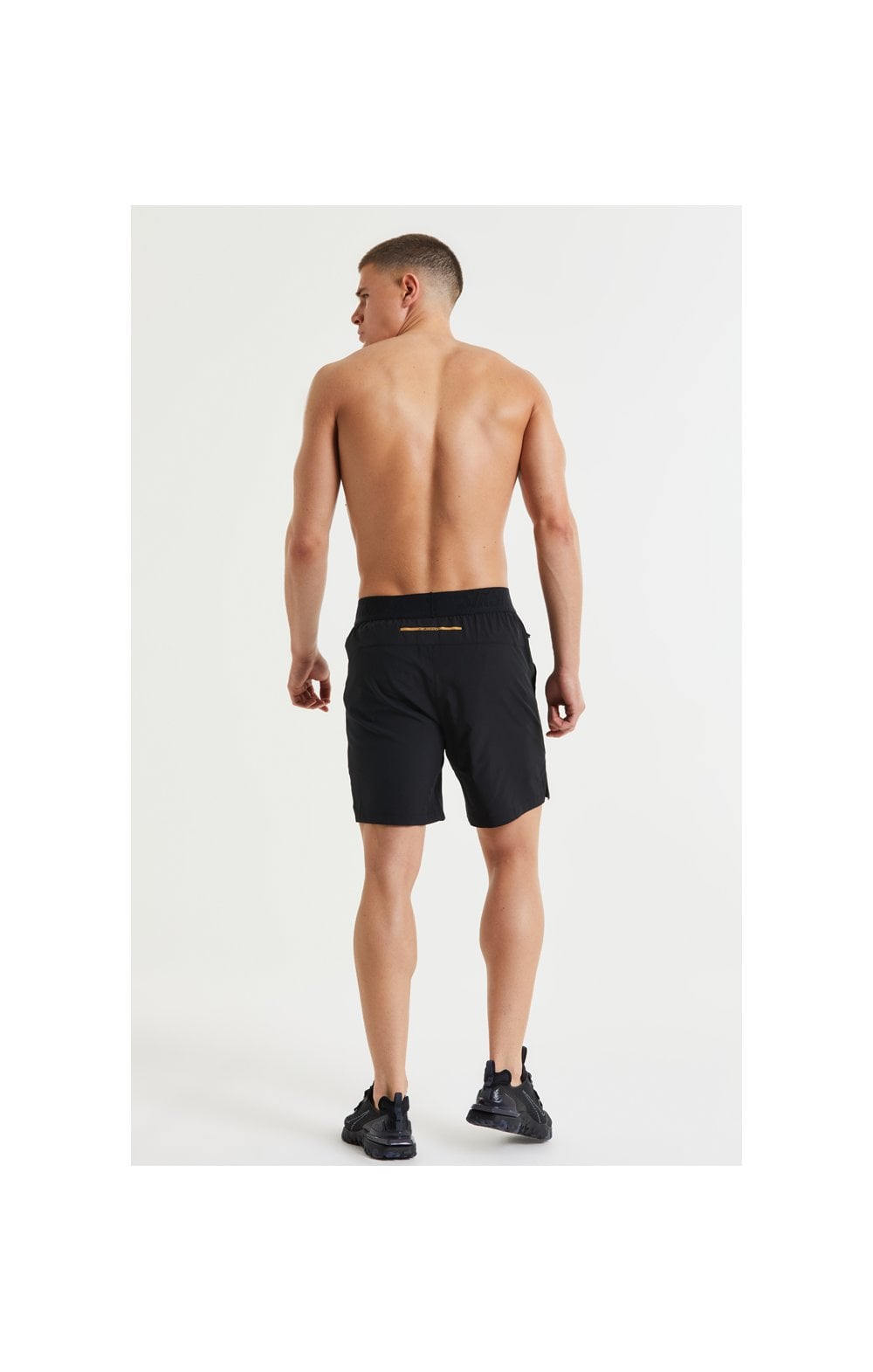 Load image into Gallery viewer, SikSilk Pressure Woven Long Shorts - Black (6)
