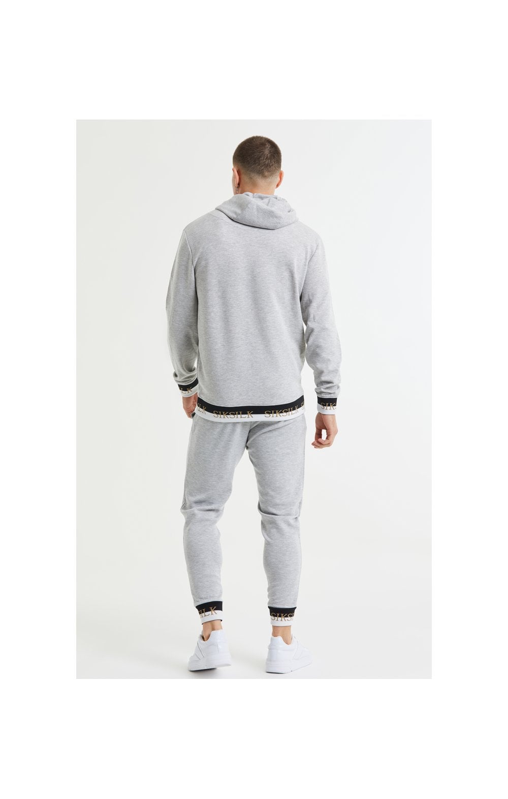 SikSilk Deluxe Fitted Jogger - Grey Marl (6)