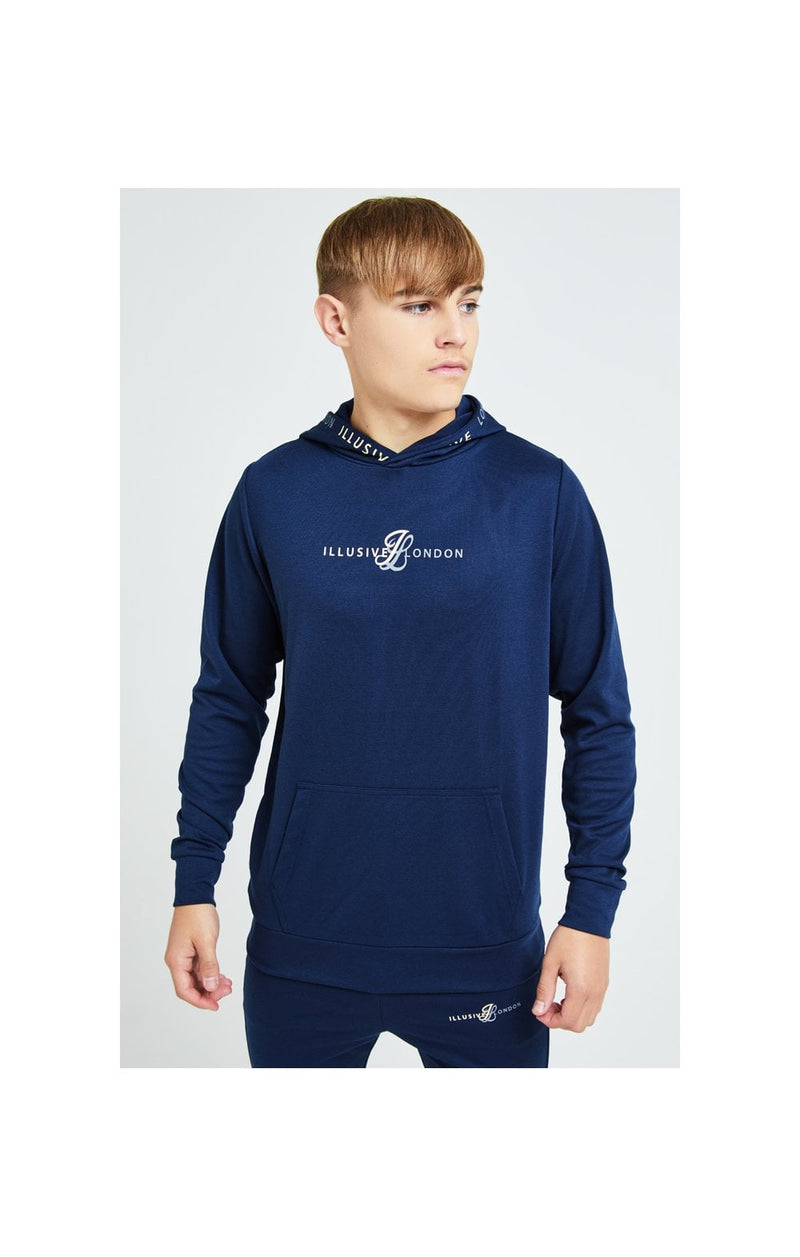 Illusive London Legacy Overhead Hoodie - Navy