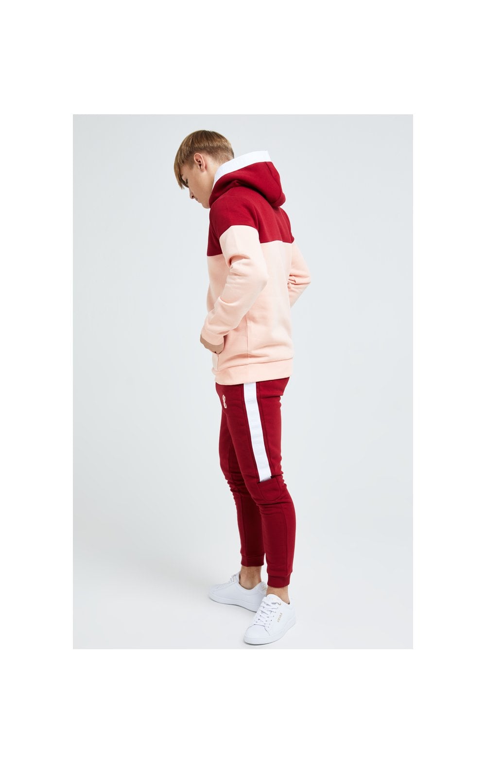 Illusive London Divergence Overhead Hoodie - Red & Pink (4)