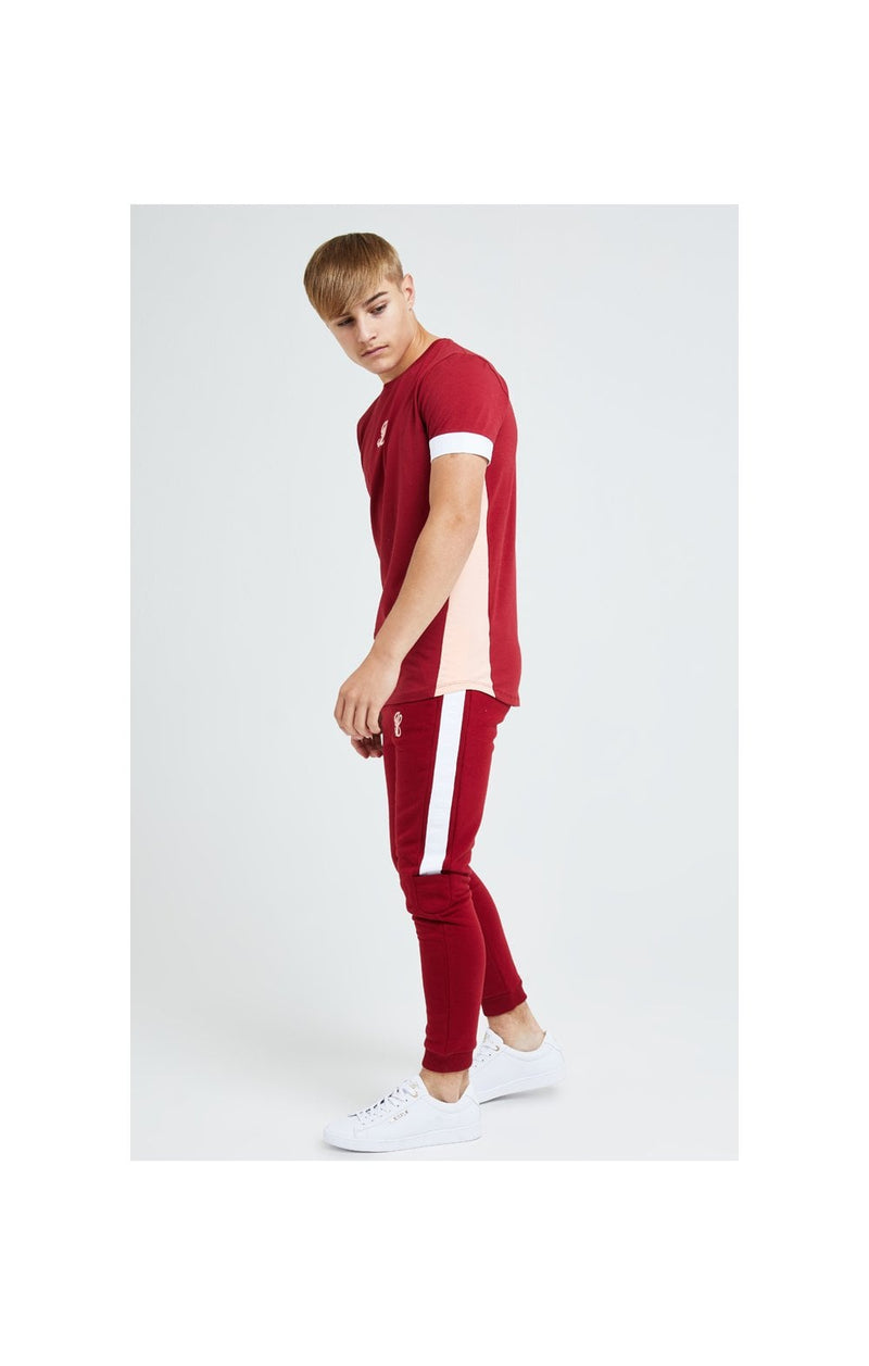 Illusive London Divergence Slide Tee - Pink & Red (1)