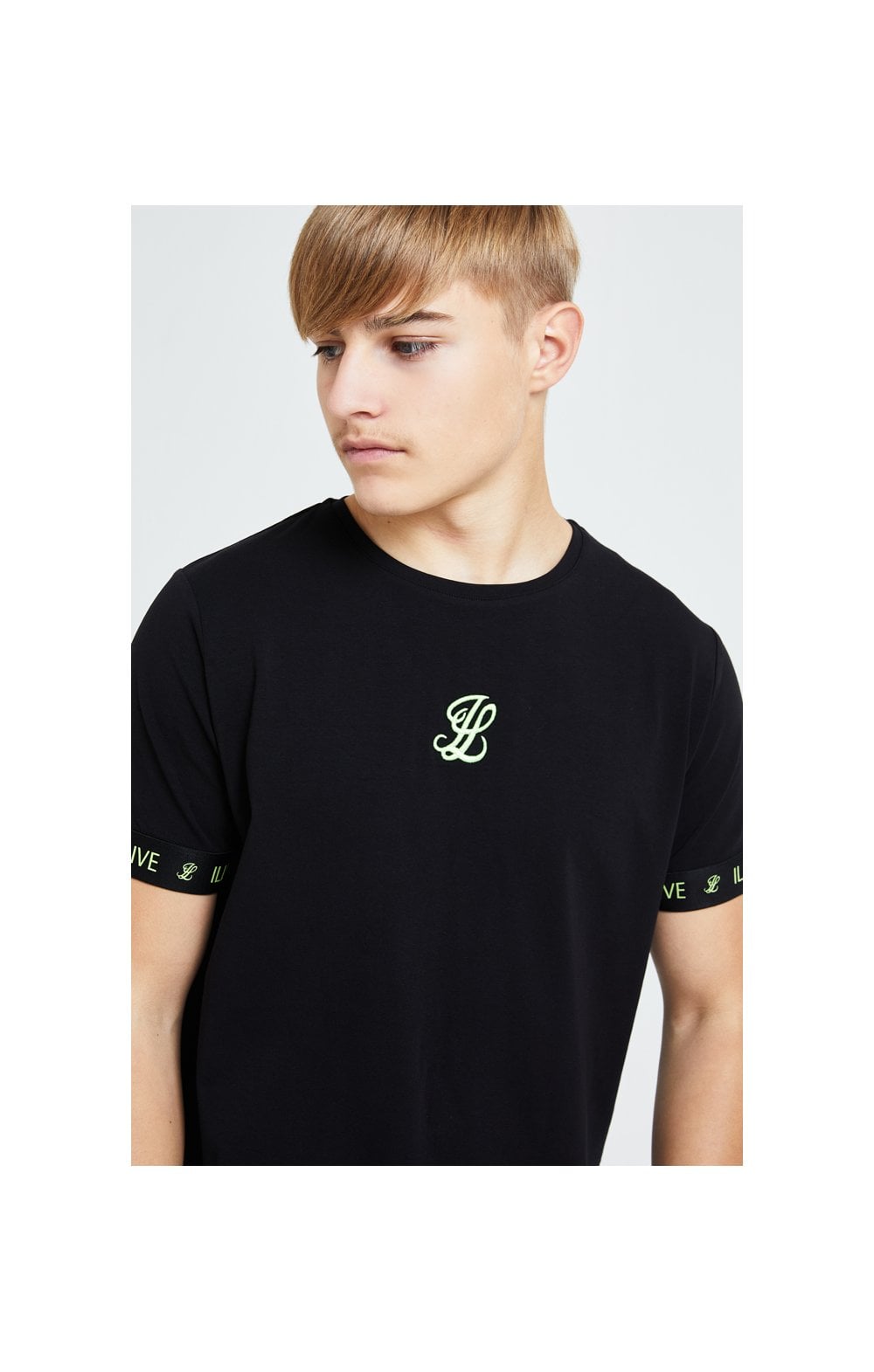 Illusive London Element Tech Tee - Black & Green (1)