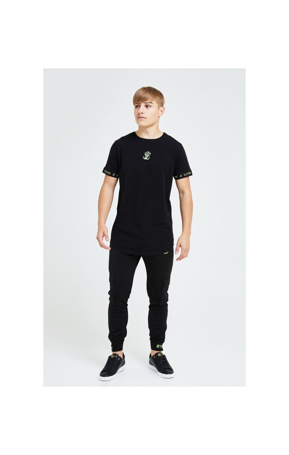 Illusive London Element Tech Tee - Black & Green (4)