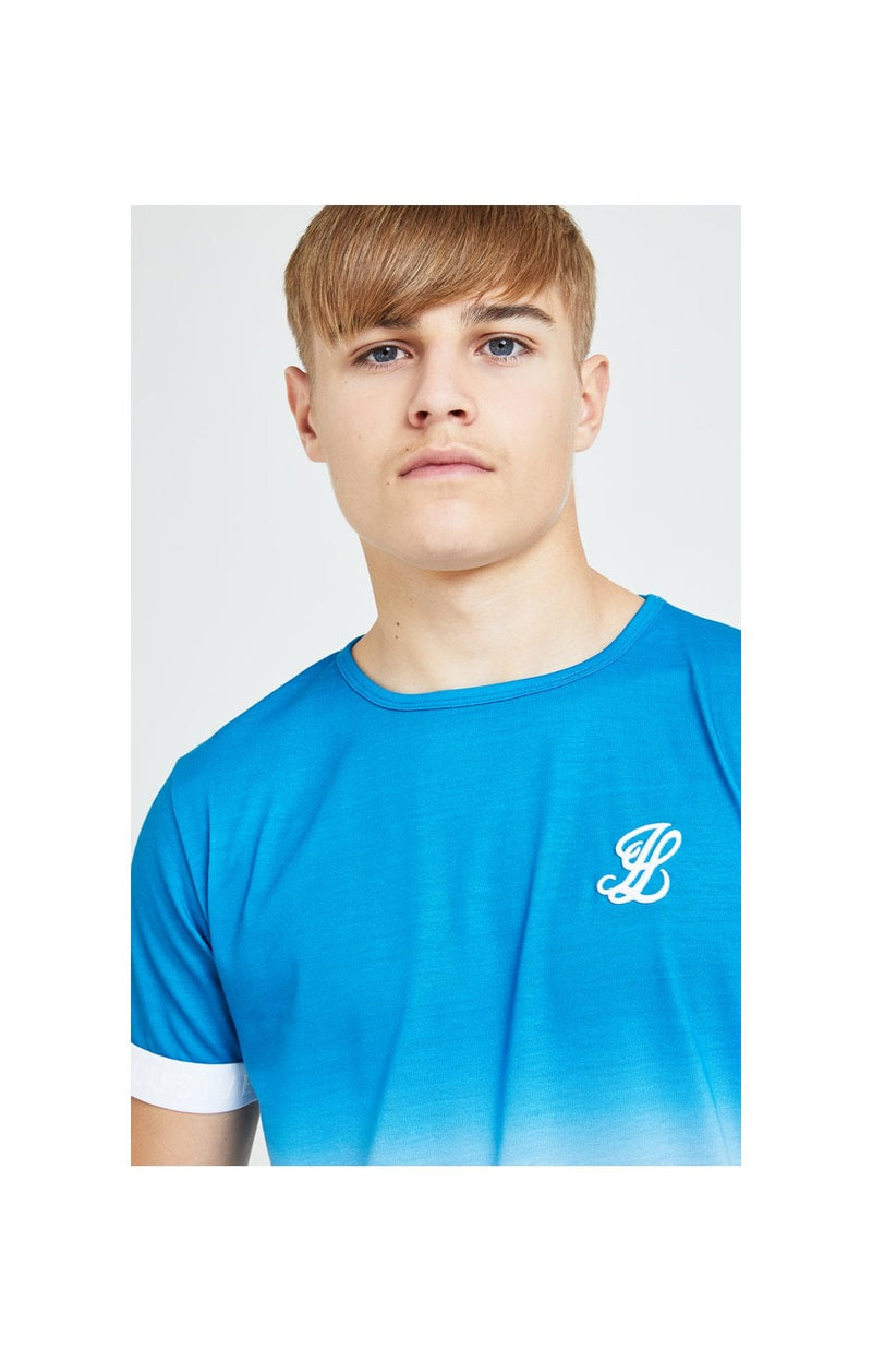 Illusive London Elevate Tech Tee - Blue & White (1)