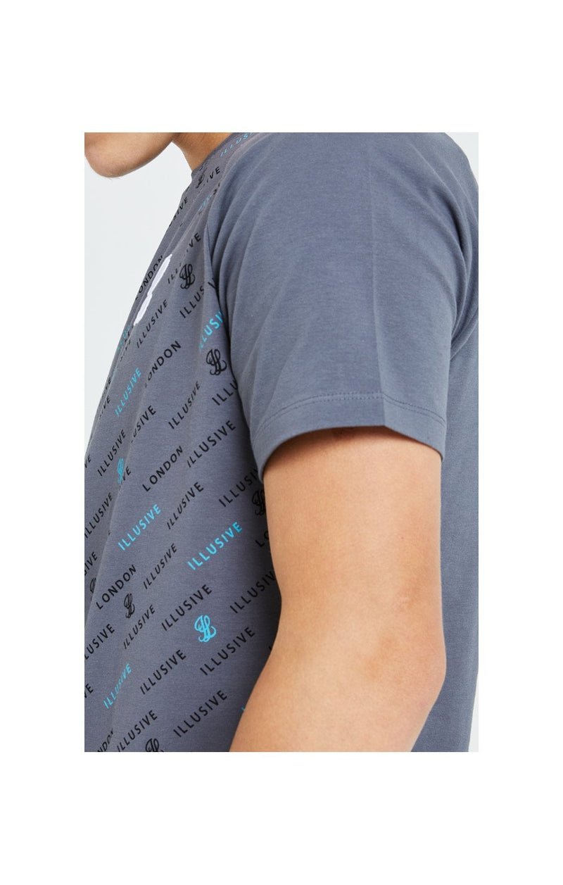 Illusive London Monogram Aop Tee - Grey (1)