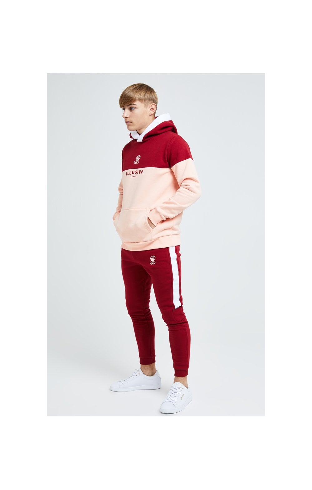 Illusive London Divergence Jogger - Red & Pink (4)