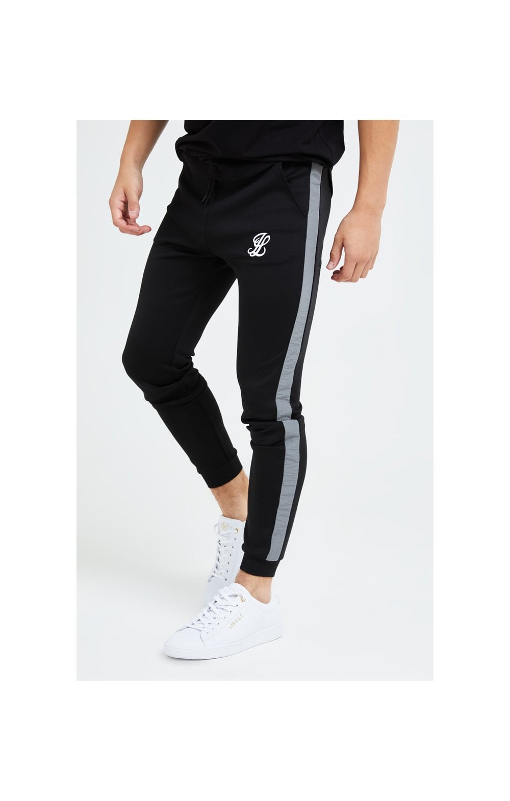 Illusive London Hybrid Joggers - Black & Grey