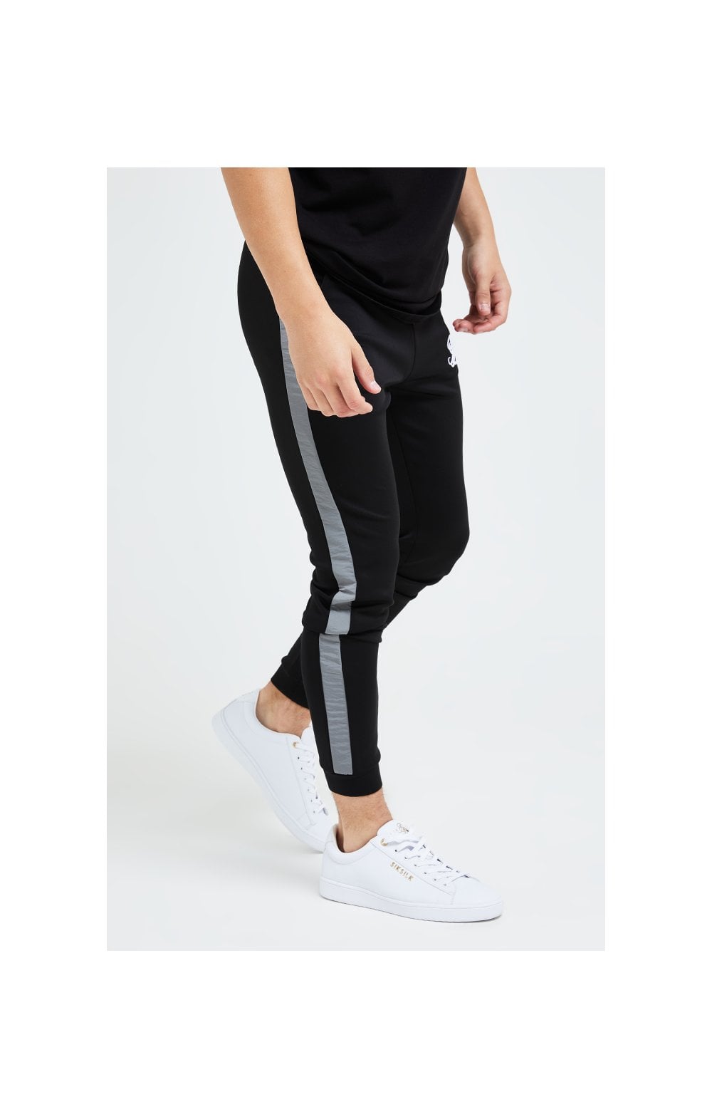 Illusive London Hybrid Joggers - Black & Grey (3)